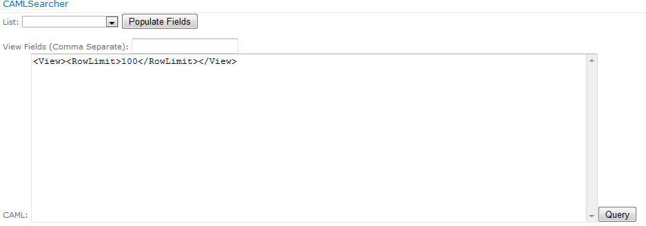 CAMLQuery